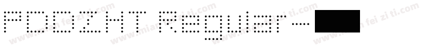 PDDZHT Regular字体转换